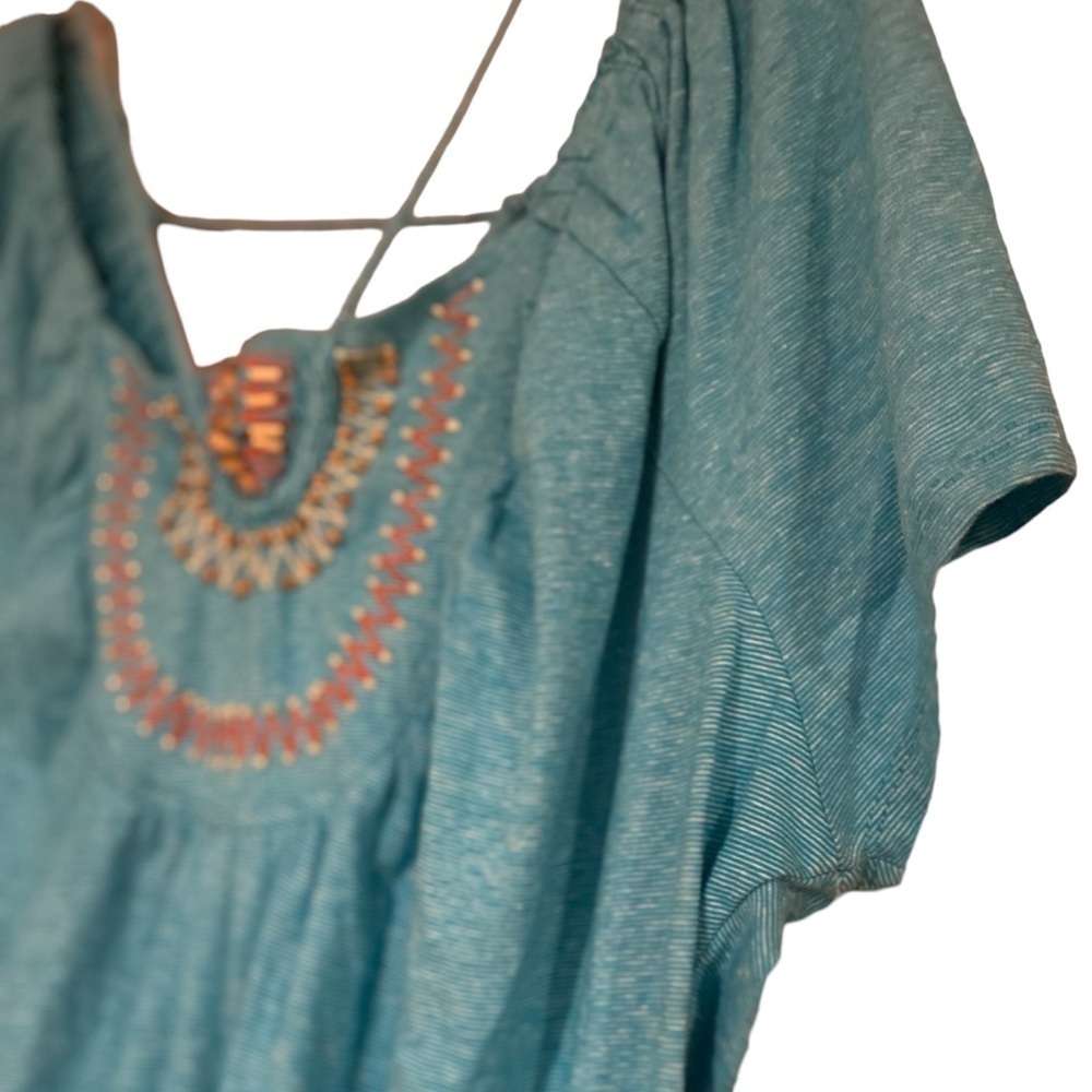Multiples Turquoise Top Size PL - Picture 3 of 8